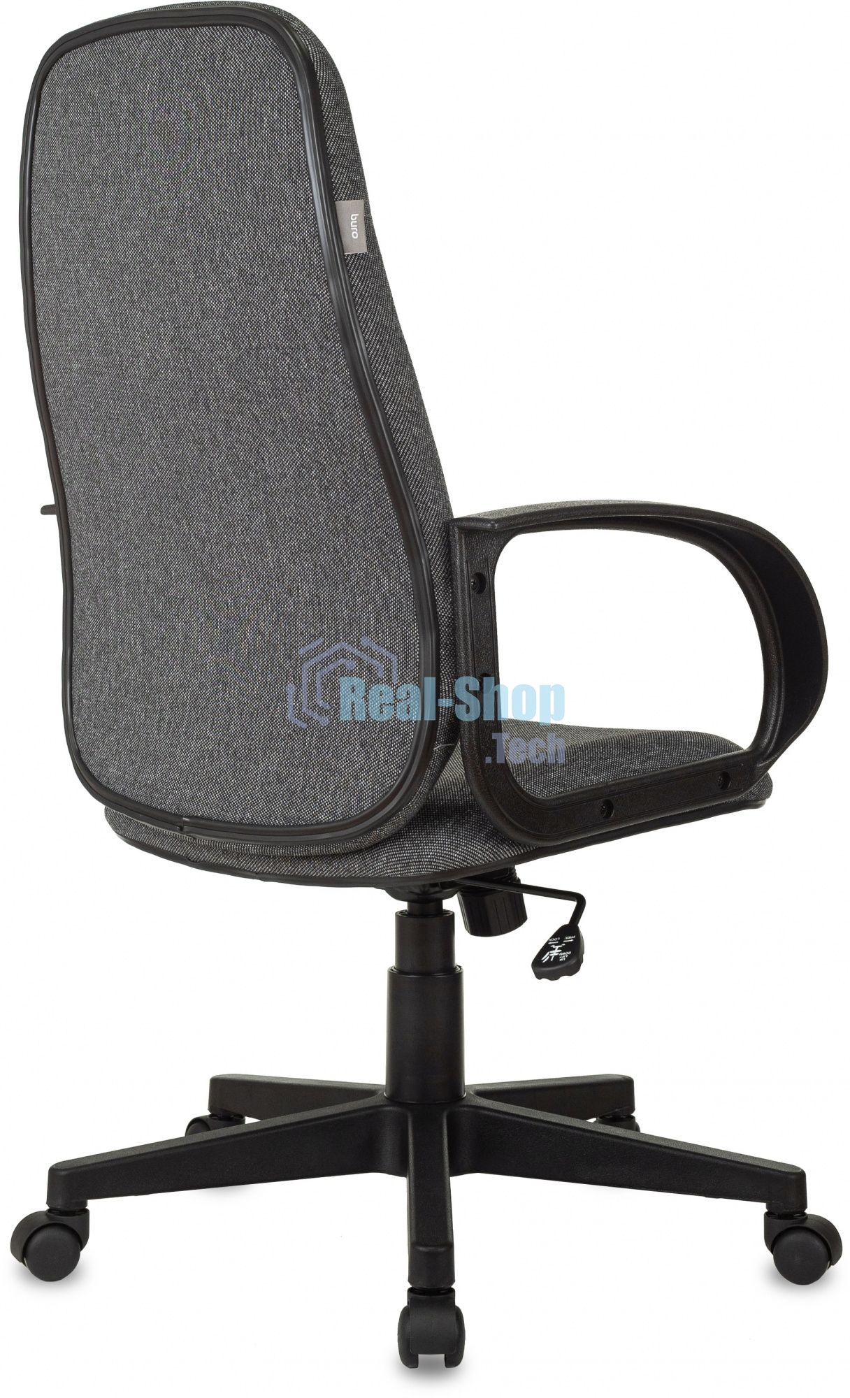 Кресло руководителя Бюрократ CH-808AXSN/Grey темно-серый 10-128 ткань, крестовина пластиковая