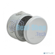 Рувинил 67025 Тусо.Коробка расп. для о/п, D = 80 мм, Н = 50 мм, 4 ввода, IP55 (св.-серая)