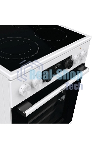 Плита электрическая Gorenje GECS5C70WA белый, конфорок 4 электрических, духовка 70 л, 50 см x 85 см x 59.4 см