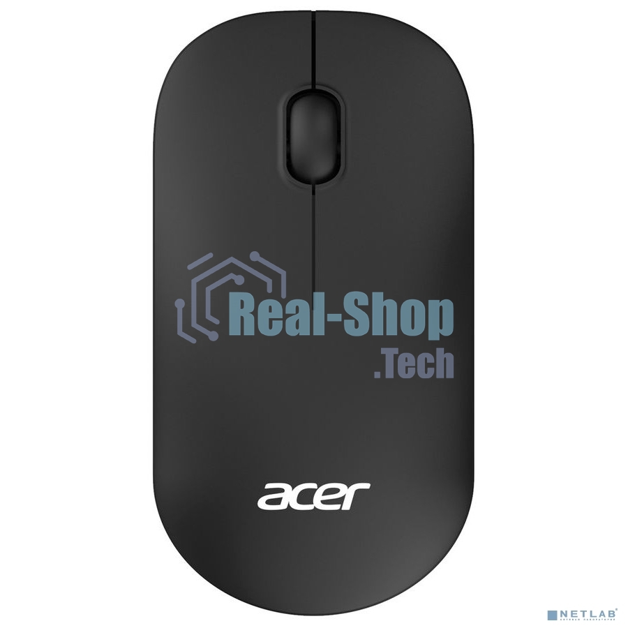 Мышь беспроводная Acer OMR130 черный, 1200 dpi, радиоканал, USB, кнопки - 3