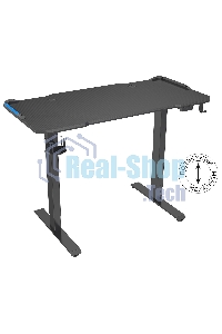 Стол игровой Cactus CS-ED-GbK столешница МДФ карбон, каркас черный