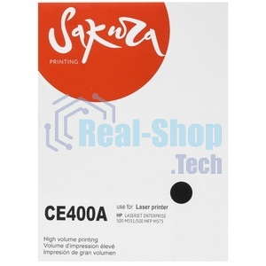 Картридж Sakura CE400A для HP Enterprise 500 Color M551/570/575, черный, 5 500 к.