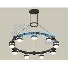 Светильник Ambrella light XR92051902/9 SBK/FR черный песок/белый матовый GX53 (A9205, C9242, N8445)
