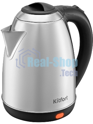 Чайный набор Kitfort КТ-6779 1.8л. 1500Вт черный/нержавеющая сталь корпус: нерж.сталь/стекло/пластик