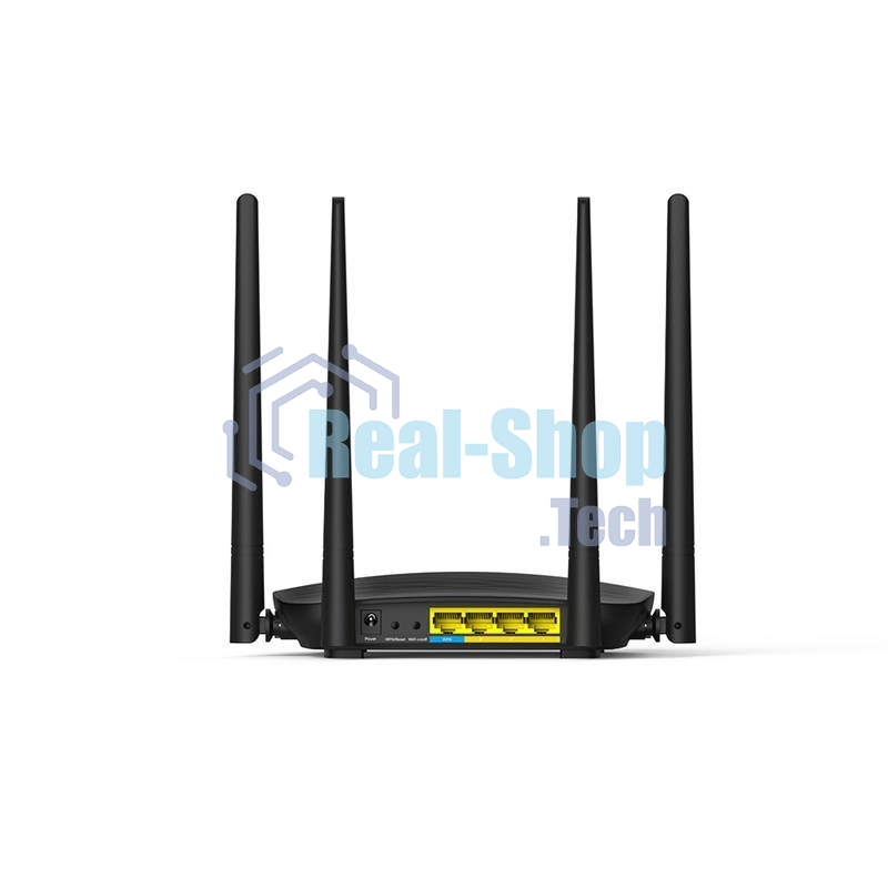 Маршрутизатор Tenda AC5 1200Mbps 11AC wave2Router, MU-MIMO,1Ghz CPU，4X5dbi Antennas, 1X100Mbps WAN, 3x100Mbps LAN,WiFi On/Off Switch,Universal Rep