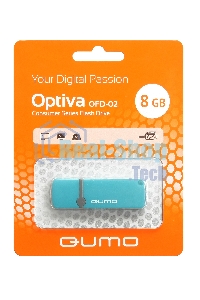Флешка USB QUMO 8Gb, Optiva 02 синий QM8GUD-OP2-blue