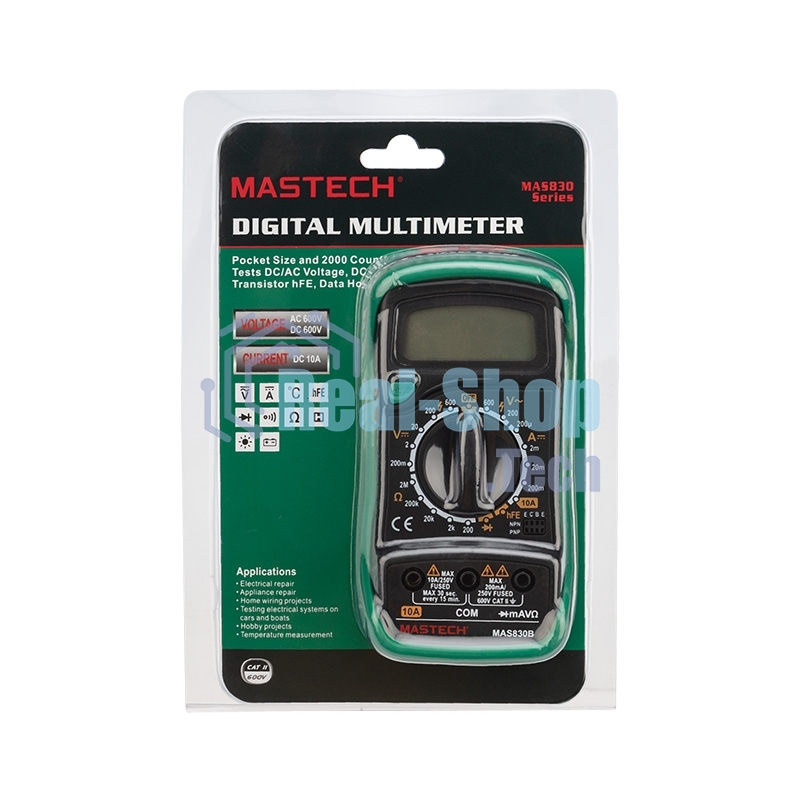 Портативный мультиметр MAS830B MASTECH