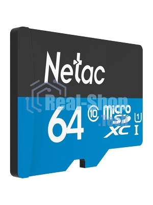 Флеш карта microSDHC 64Gb Netac P500 NT02P500STN-064G-S (без SD адаптера) 80Mb/s