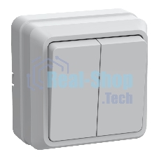 Выключатель Iek EVO20-K01-10-DC ВС20-2-0-ОБ 2кл 10А откр.уст. ОКТАВА (белый)