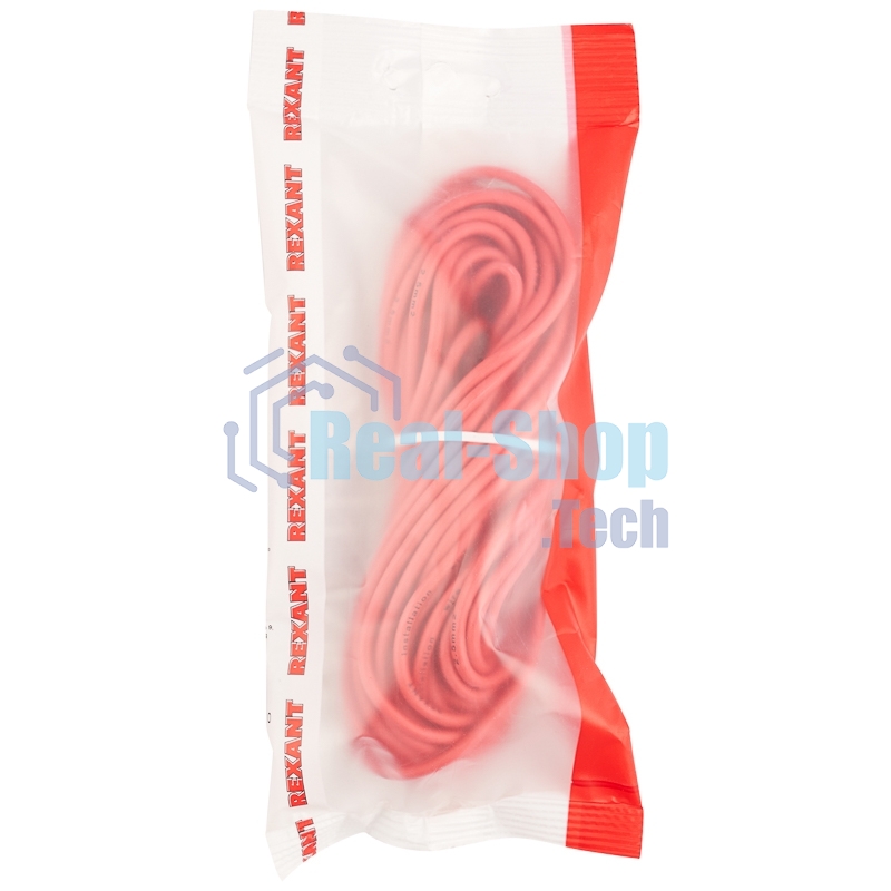 Провод автомобильный ПГВА/ПВАМ Rexant 1х2,50 мм, красный, мини-бухта 10 м