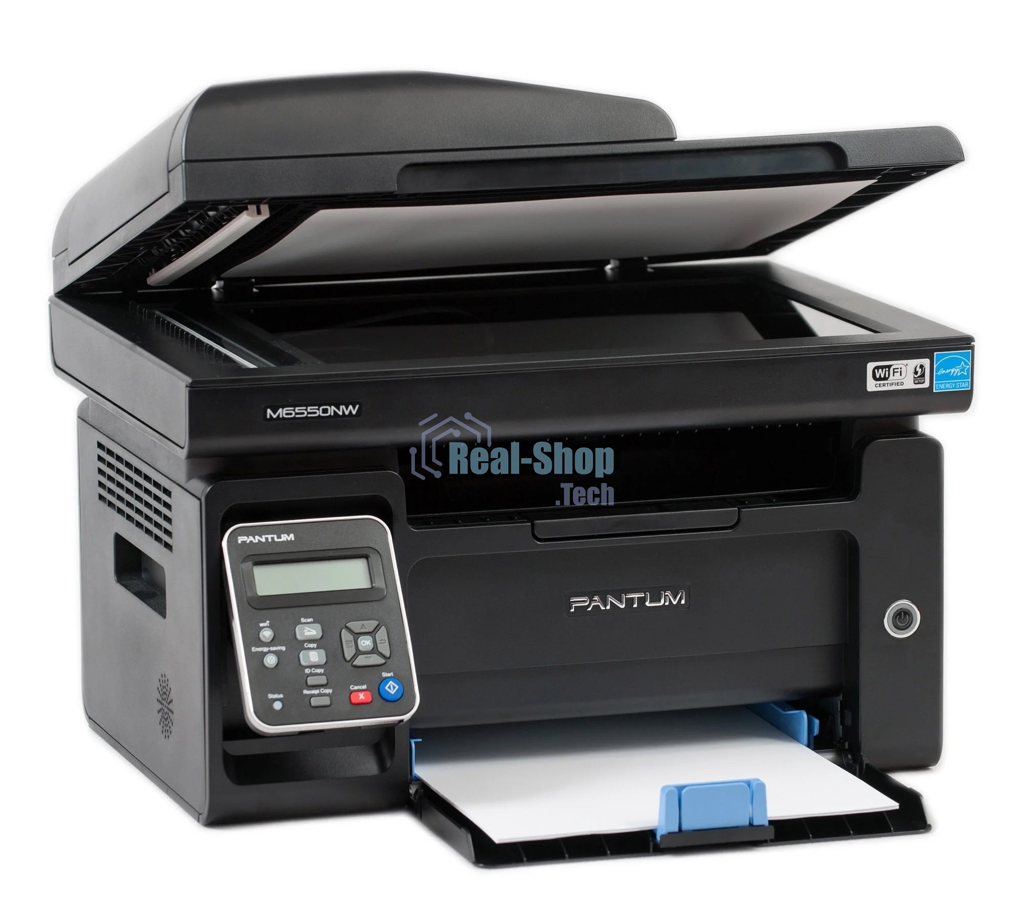 МФУ лазерное Pantum M6550NW, A4, ч/б, печ. до 22 стр/мин., скан. до 22 стр/мин., 1200x1200dpi, USB, RJ-45, Wi-Fi