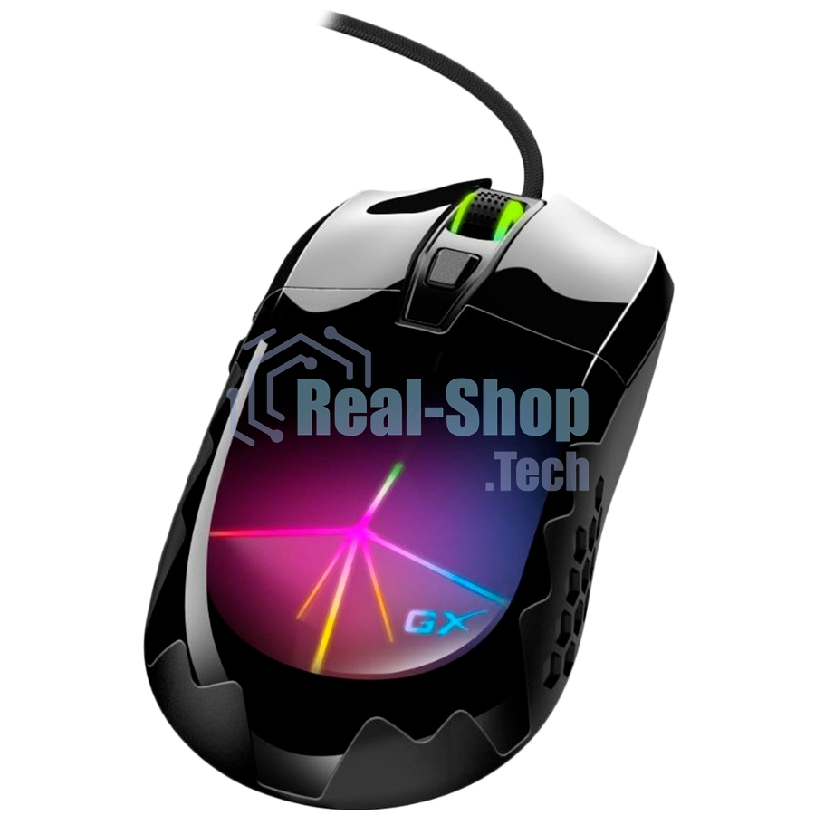 Мышь проводная Genius Scorpion M715 черный, 7200 dpi, USB, кнопки - 6