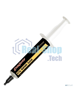 Термопаста ExeGate ETG-9WMK Gold, шприц с лопаткой, 2г