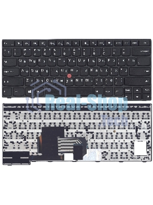 Клавиатура для ноутбука Lenovo ThinkPad E450 E455 E450C черная