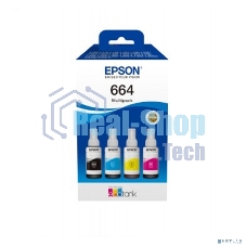 Чернила Epson L100/110/200/210/300/355/550/555 (O) 4 цвета мультипак C13T66464A