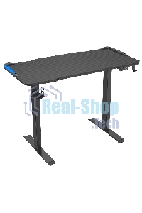 Стол игровой Cactus CS-ED-GbK столешница МДФ карбон, каркас черный