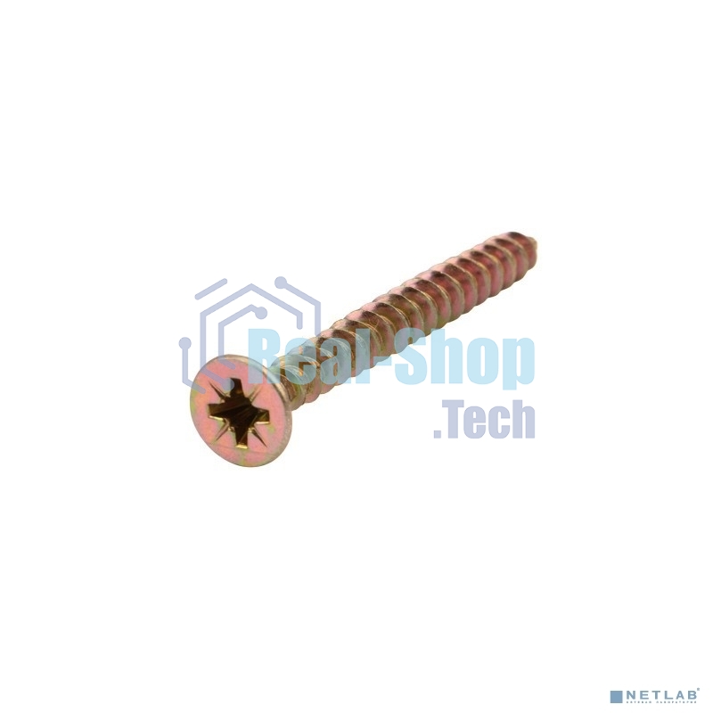 Саморез универсальный Kranz 5х50, желтый цинк, короб (100 шт./уп.)