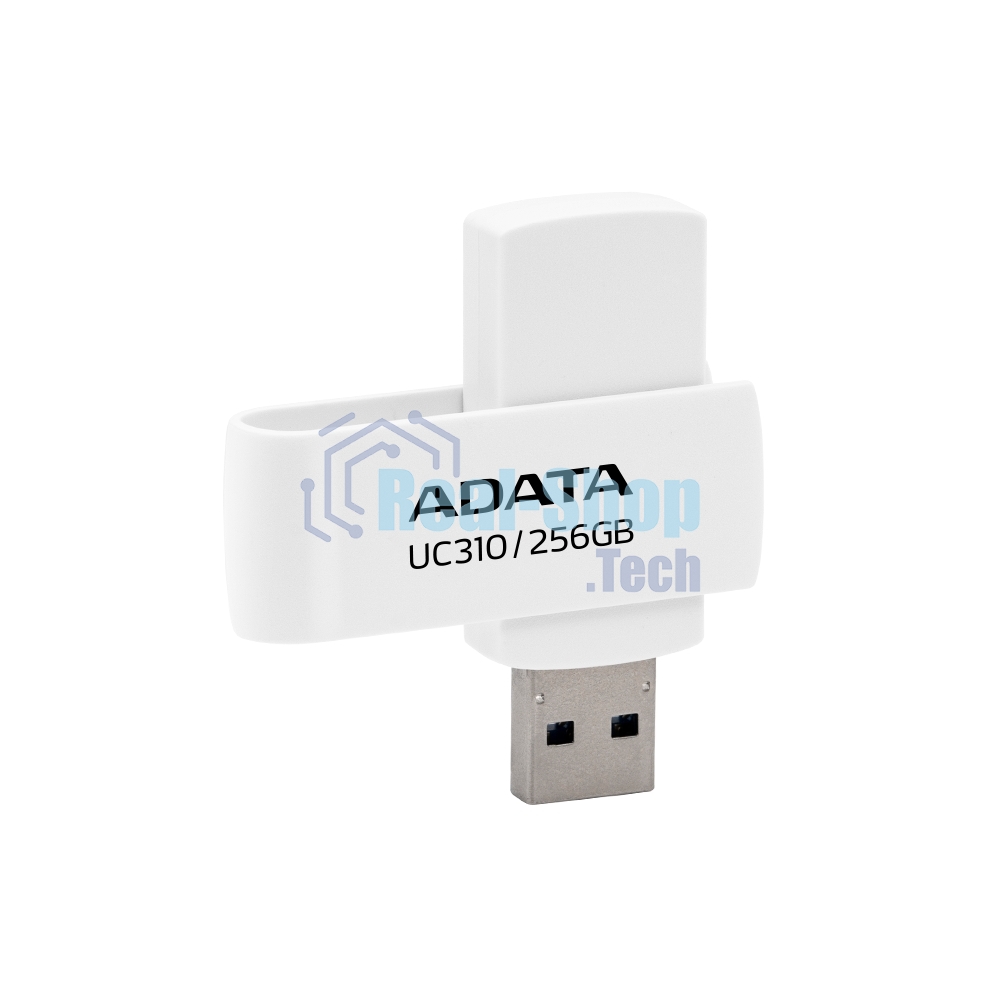 Флешка USB ADATA UC310 (UC310-256G-RWH), 256Gb, USB 3.2 Gen1, R/W 100/30, белый