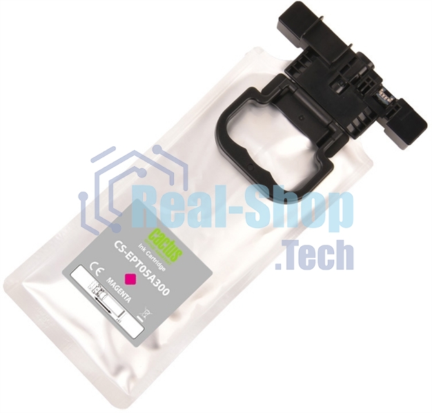 Картридж струйный Cactus CS-EPT05A300 (T05A3) пурпурный (215 мл) для Epson WorkForce Pro WF-C878/C879