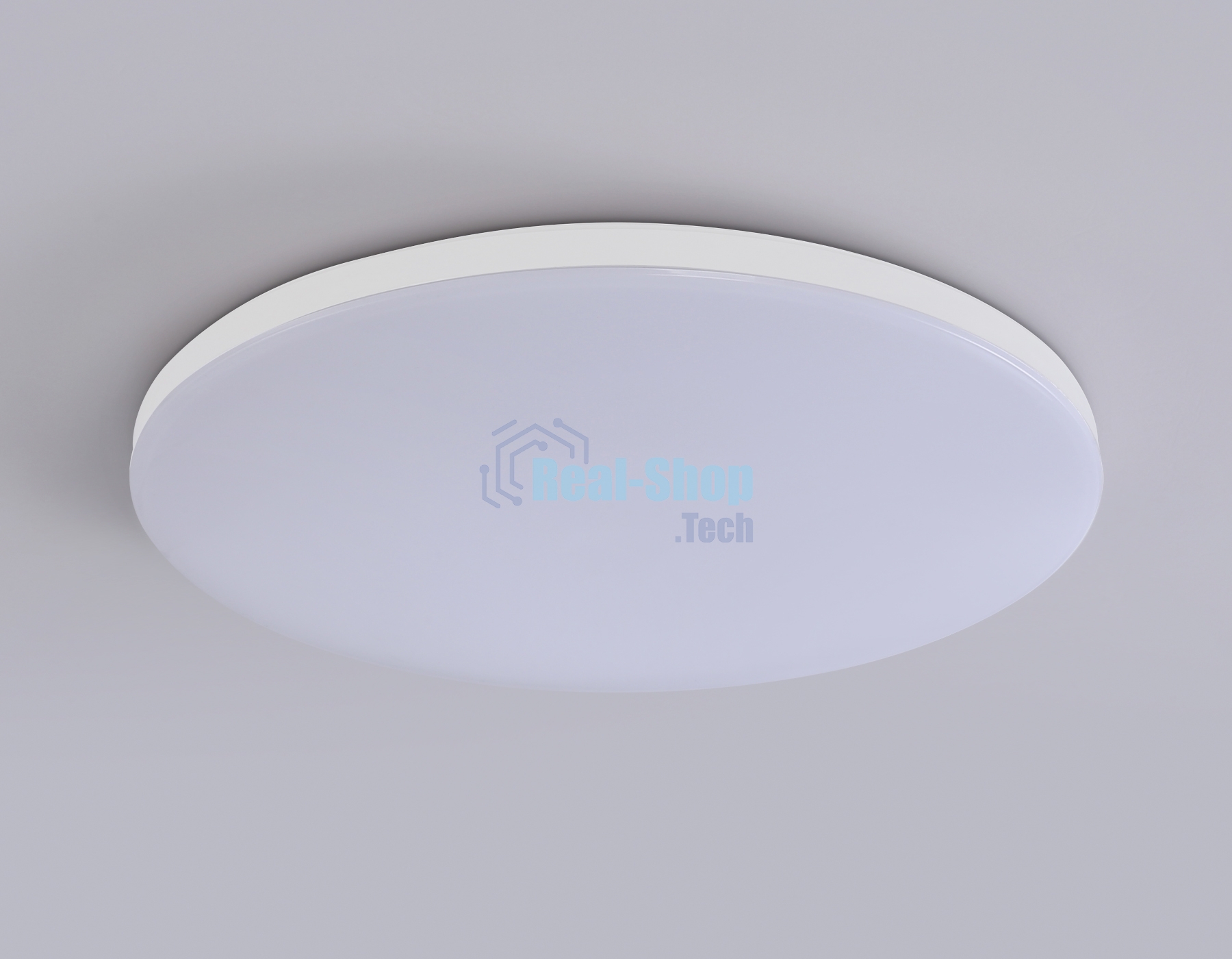 Умный светодиодный светильник FZ2001 WH белый IP54 20W 3000K-6500K+RGB Wi-Fi Алиса/Tuya/Smart Home/Alexa D300*55 (ПДУ ИК)