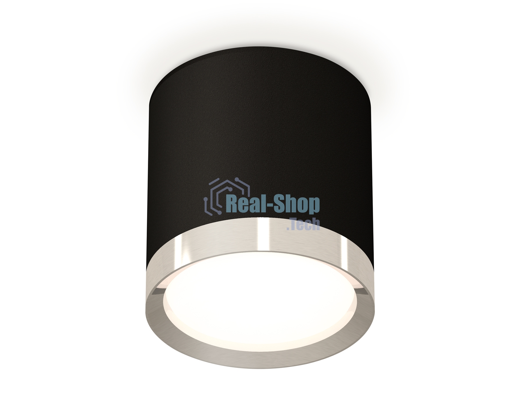 Светильник Ambrella Light XS8142003 SBK/PSL черный песок/серебро полированное GX53 (C8142, N8118)
