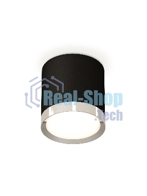 Светильник Ambrella Light XS8142003 SBK/PSL черный песок/серебро полированное GX53 (C8142, N8118)