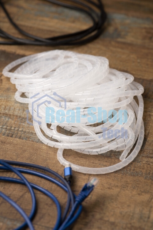 Лента спиральная монтажная EKF plc-swb-08 SWB-08 D8 мм d6 мм (10м.) EKF PROxima