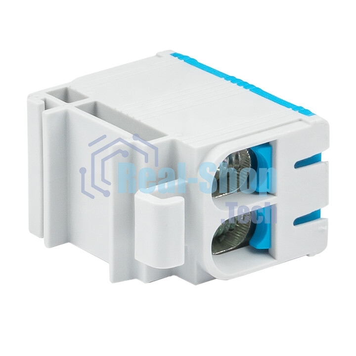 Клемма силовая вводная двойная КСВ 16-50 синяя EKF PROxima plc-kvs2-16-50-blue EKF