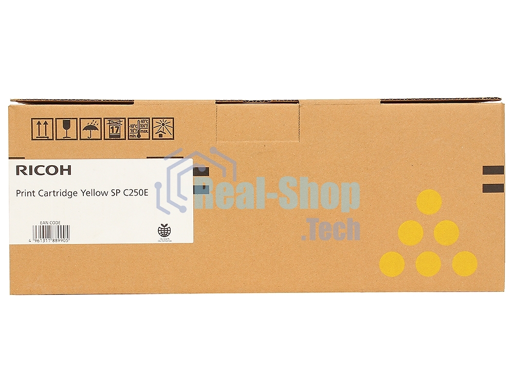Картридж лазерный Ricoh тип SPC250E желтый для SP C250DN/C250SF 1600 отп.