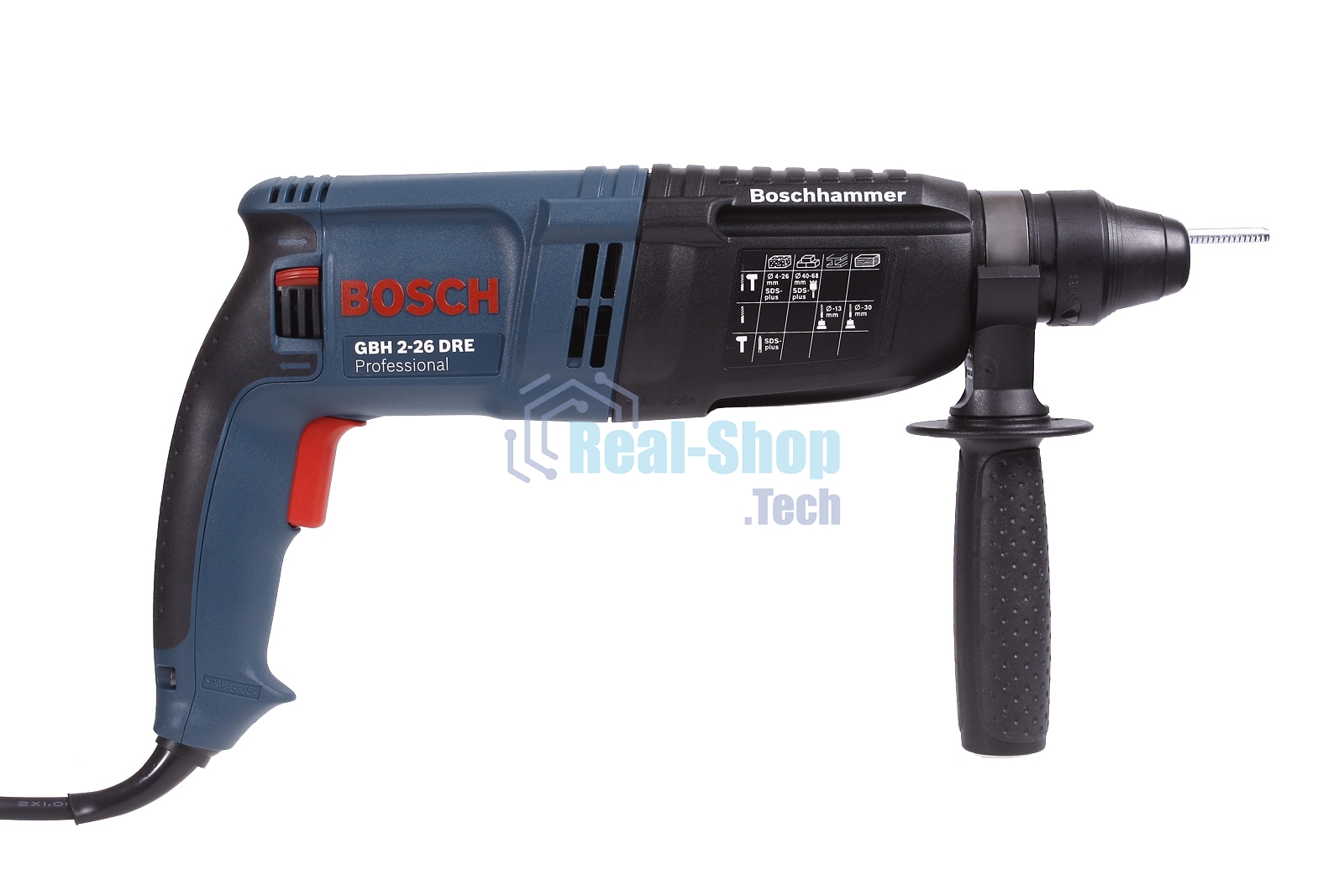 Перфоратор Bosch GBH 2-26 DRE Professional патрон:SDS-plus уд.:2.7Дж 800Вт (кейс в комплекте)