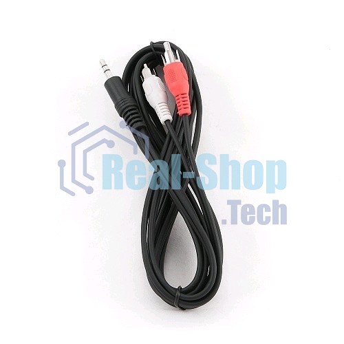Кабель аудио Gembird Jack3.5/2xRCA, 2.5м