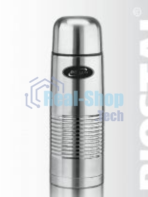 Термос BIOSTAL NB-750B 0.75 л, узкое горло, нерж.,с крышкой-чашкой ,чехол, пробка с кнопкой.
