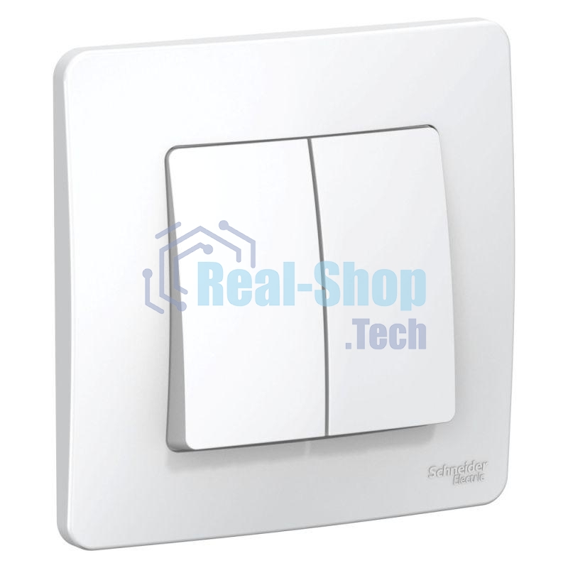 Выключатель 2-кл. СП Blanca (сх.5) 6А 250 В белый SchE BLNVS006501