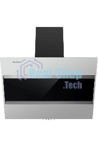 Вытяжка каминная Maunfeld Bridge 60 нержавеющая сталь/черное стекло, 60 см, 850 куб. м/ч, 51 дБ