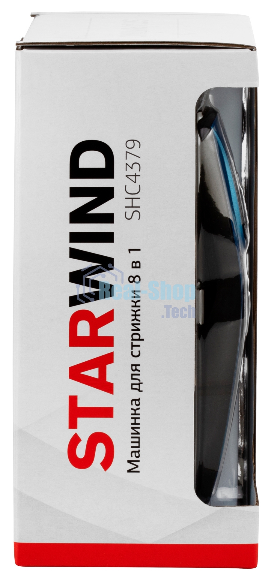 Машинка для стрижки Starwind SHC 4379 синий/черный 3Вт (насадок в компл:8шт)